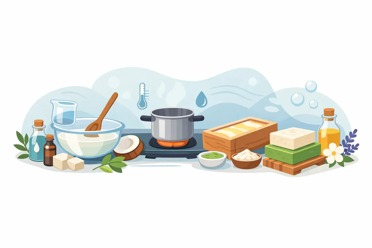 طريقة صناعة الصابون الطبيعي خطوة بخطوة