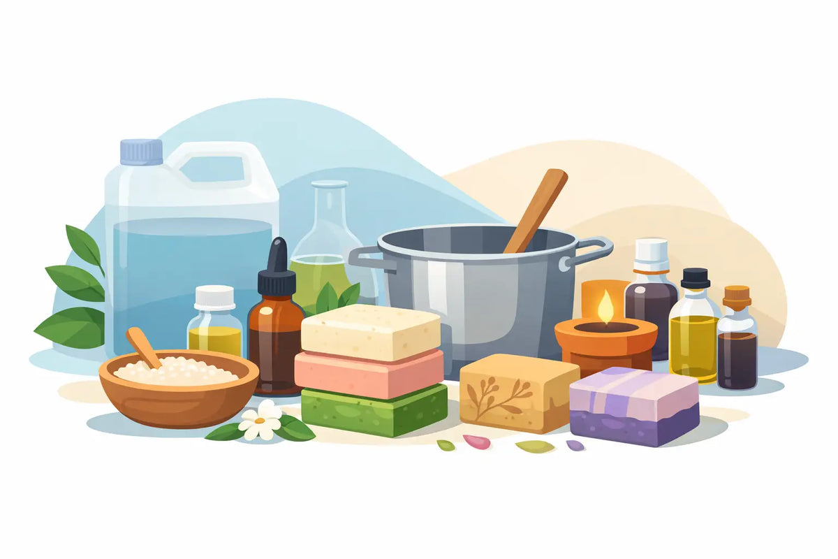 مستلزمات صناعة الصابون لدفعات أجمل وثابتة