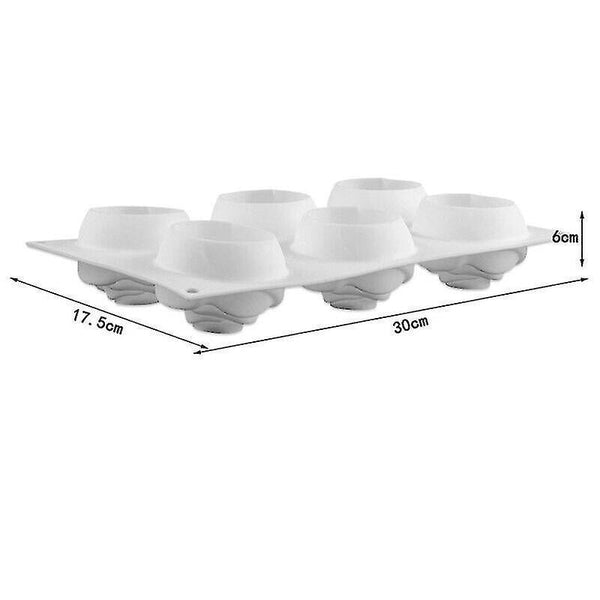 3D Rose silicone mold