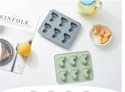 قالب سيليكون لأقدام الأطفال