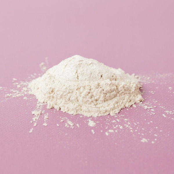 ميكا بيضاء ذهبية