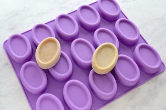 Mini oval 15 cavities silicon mold
