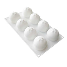 Orange silicone mold(8 cavities)