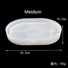 Oval tray silicon